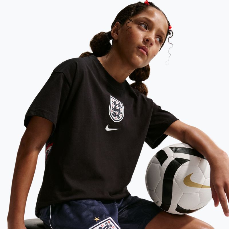 Spodenki piłkarskie dziecięce Nike England 2026 Stadium Away obsidian/speed red/white/speed red 5