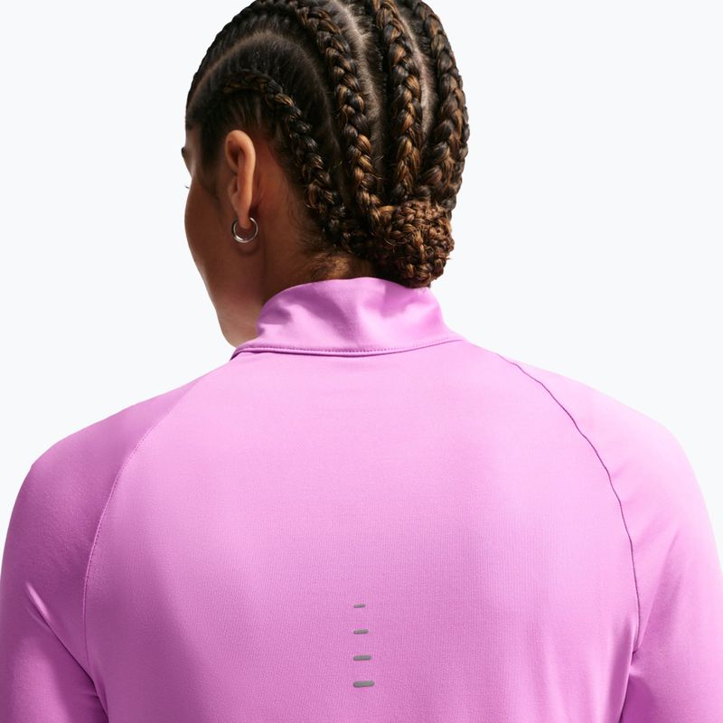 Bluza do biegania damska Nike Swift Dri-FIT UV 1/4-Zip light magenta 6