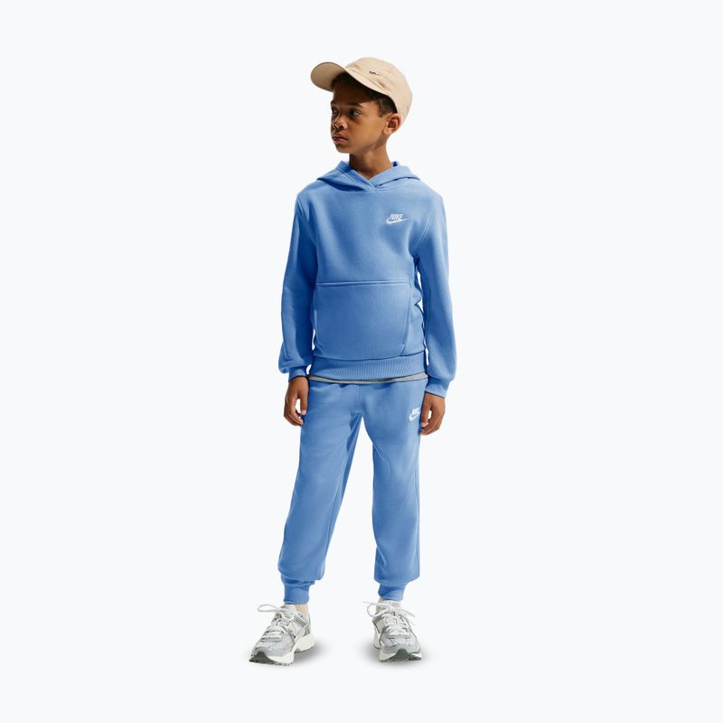 Bluza dziecięca Nike Sportswear Club Fleece university blue/white 3