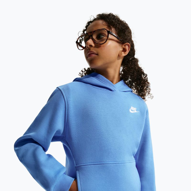 Bluza dziecięca Nike Sportswear Club Fleece university blue/white 6