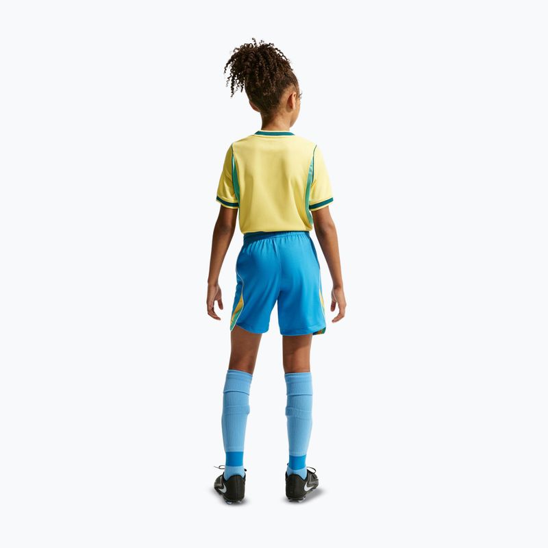 Spodenki piłkarskie dziecięce Nike Brazil 2026 Stadium Home Soccer Replica light photo blue/light menta/white 5