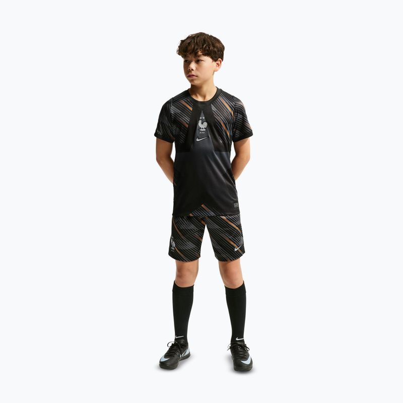 Spodenki bramkarskie dziecięce Nike FFF 2026/27 Stadium Goalkeeper black/medium ash/monarch/igloo 2