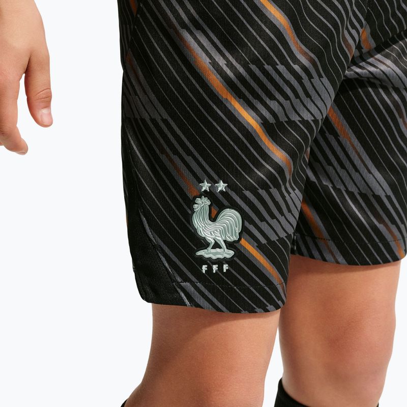 Spodenki bramkarskie dziecięce Nike FFF 2026/27 Stadium Goalkeeper black/medium ash/monarch/igloo 5