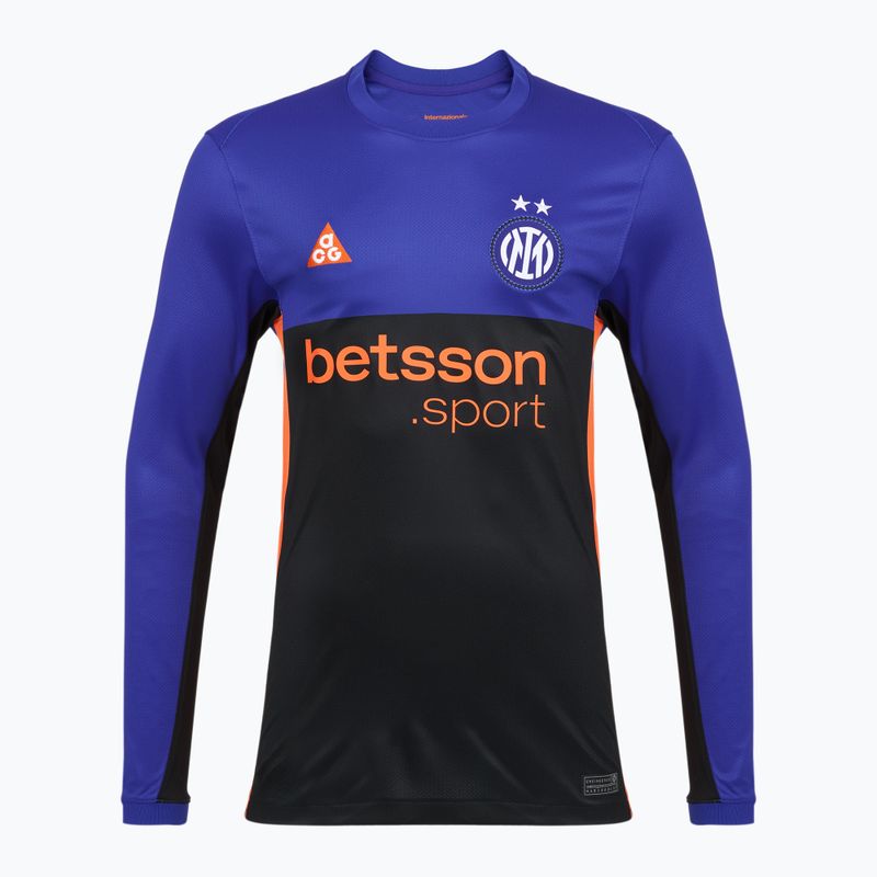 Longsleeve piłkarski męski Nike Inter Milan Stadium SE hyper blue/black/safety orange 4