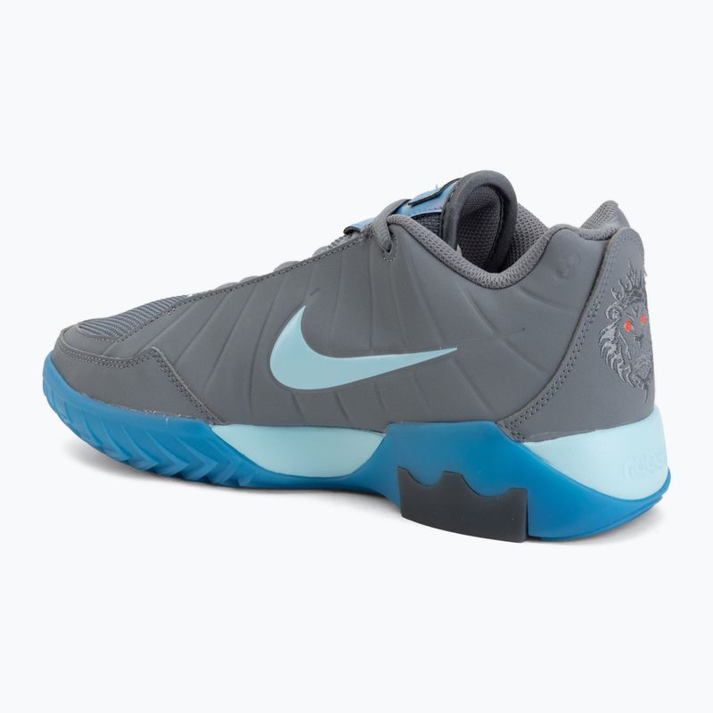 Buty do koszykówki męskie Nike LeBron Witness 9 cool grey/glacier ice/aurora blue 3