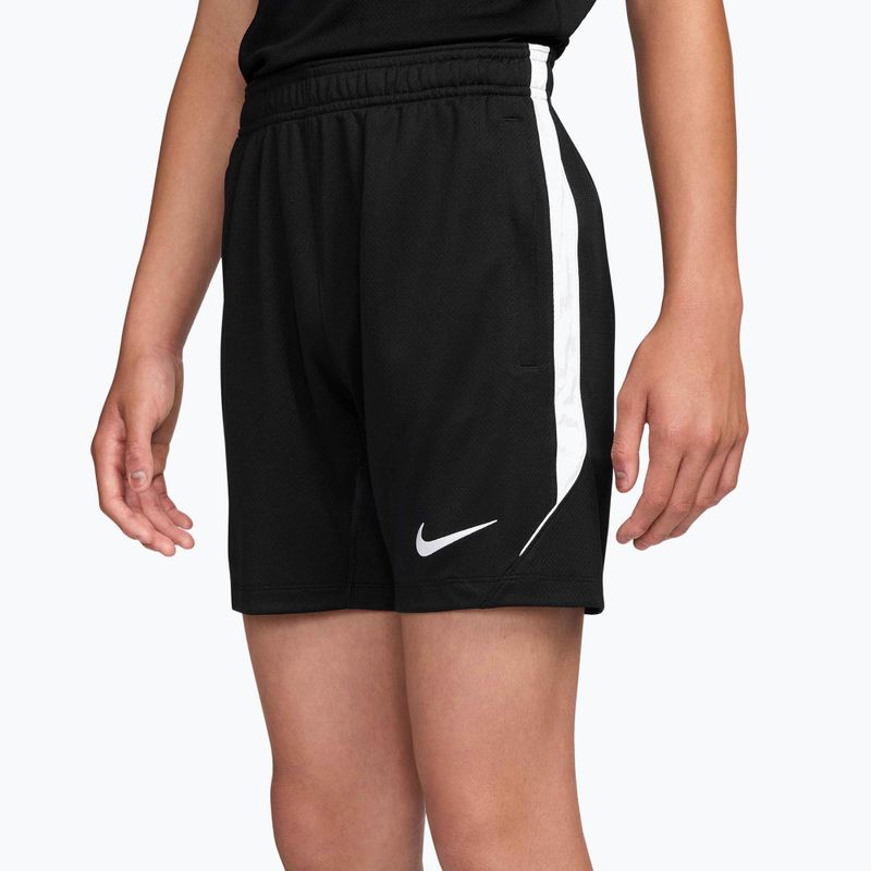 Spodenki piłkarskie dziecięce Nike Strike Dri-Fit black/white/white/white 3