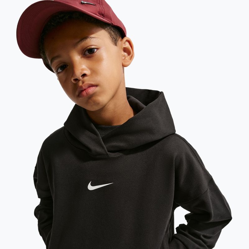 Bluza dziecięca Nike Pro Dri-Fit Pullover Hoodie black/white 4