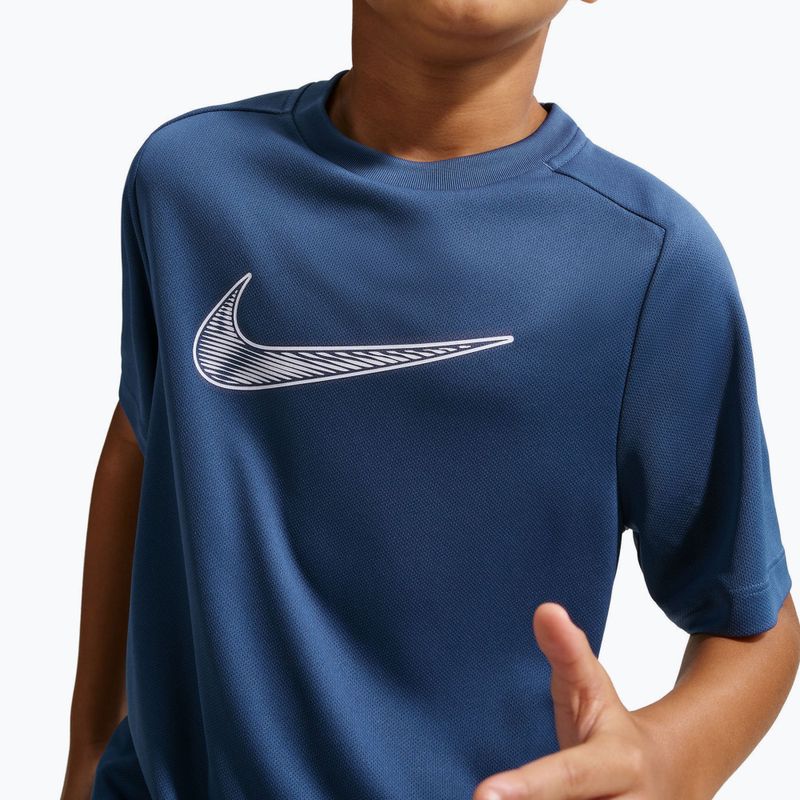Koszulka dziecięca Nike Multi Dri-Fit mystic navy/white 5