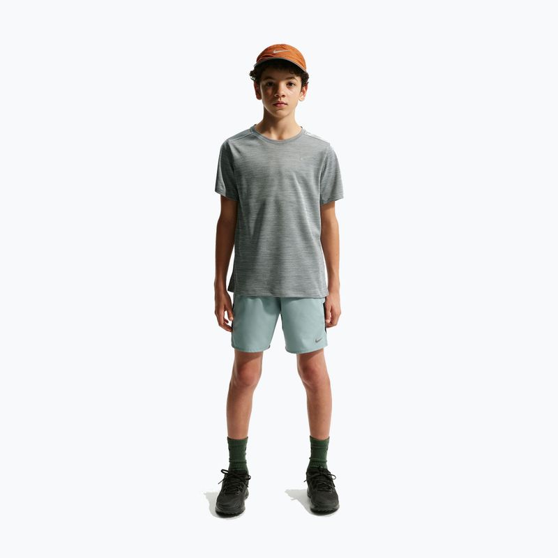Koszulka dziecięca Nike Miler smoke grey/heather 3