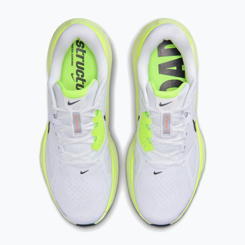 Buty do biegania męskie Nike Structure Plus white/pure platinum/volt/black 7