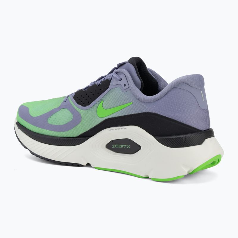 Buty do biegania męskie Nike Structure Plus iron purple/off noir-sail/voltage green 3