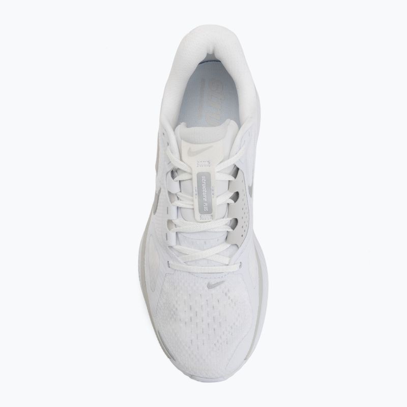 Buty do biegania damskie Nike Structure Plus white/photon dust/metallic silver 5