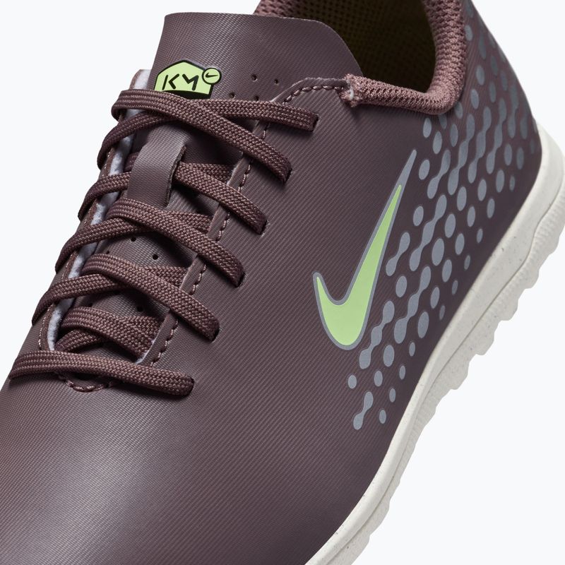 Buty piłkarskie dziecięce Nike Vapor 16 Club Kylian Mbappe Jr TF plum eclipse/metallic silver 5