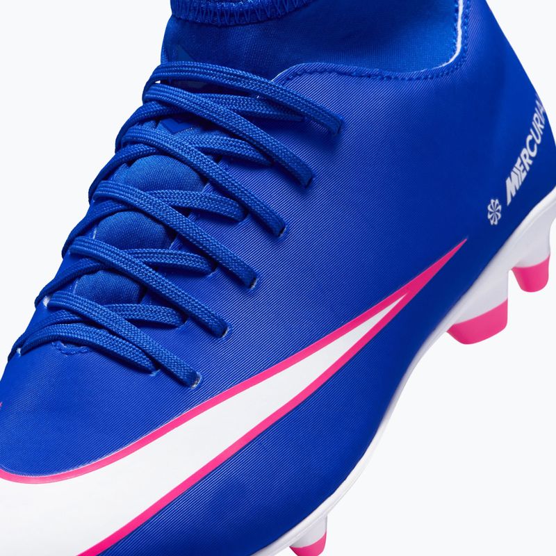 Buty piłkarskie dziecięce Nike Mercurial Superfly 10 Club FG/MG racer blue/white 8