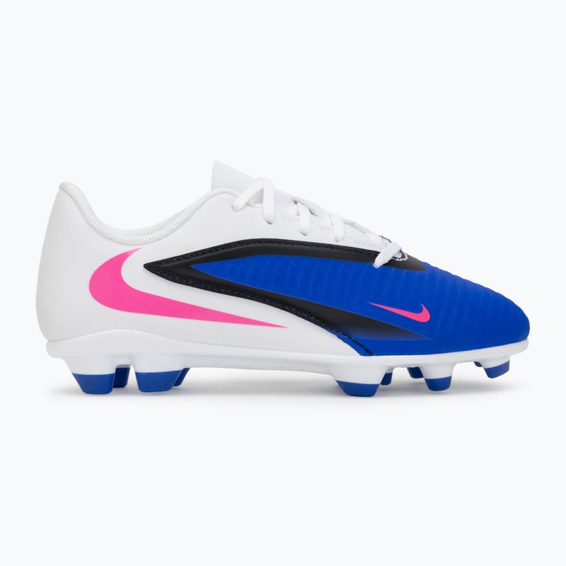 Buty piłkarskie dziecięce Nike Phantom 6 Low Club MG racer blue/white/pink blast 2