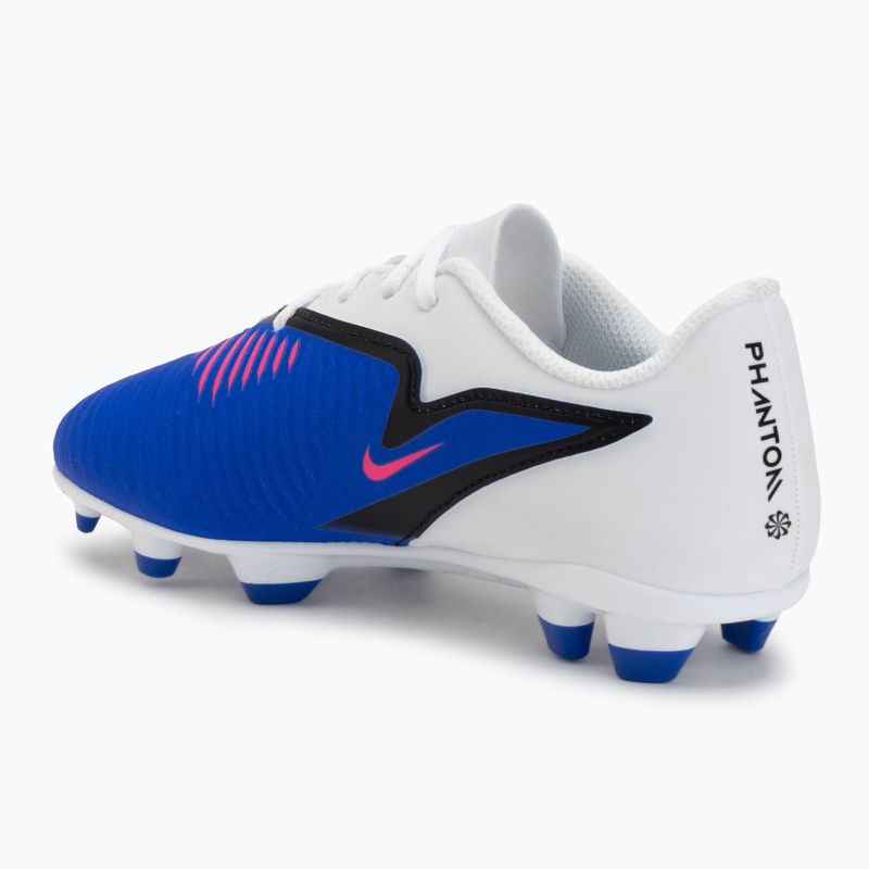 Buty piłkarskie dziecięce Nike Phantom 6 Low Club MG racer blue/white/pink blast 3