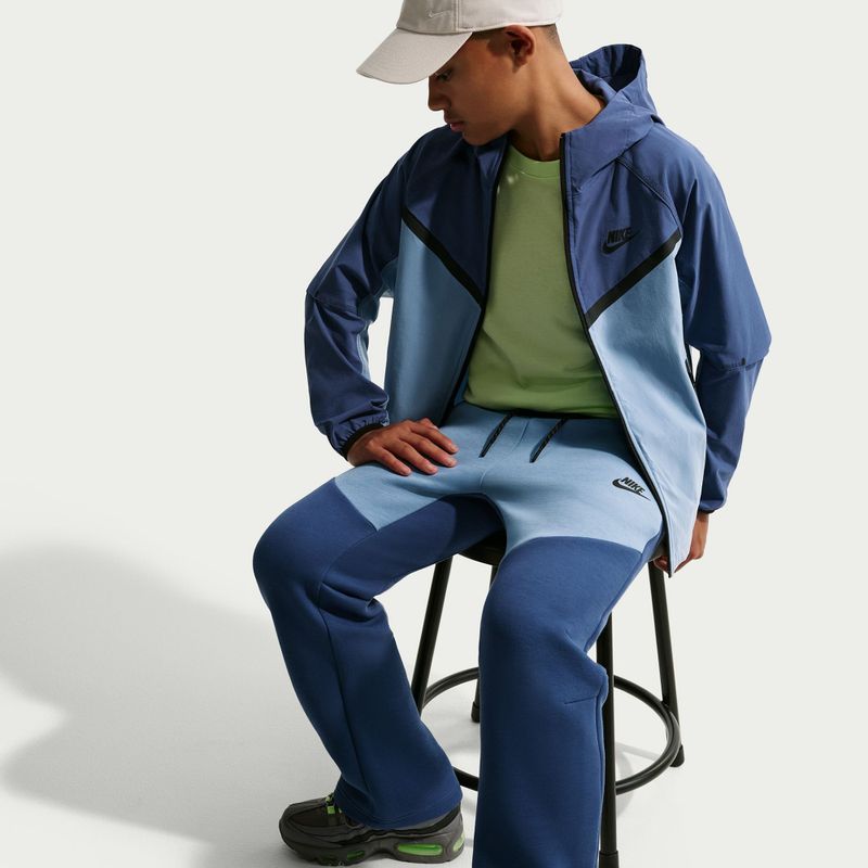 Spodnie dziecięce Nike Sportswear Tech Fleece mystic navy/work blue/black/black 6