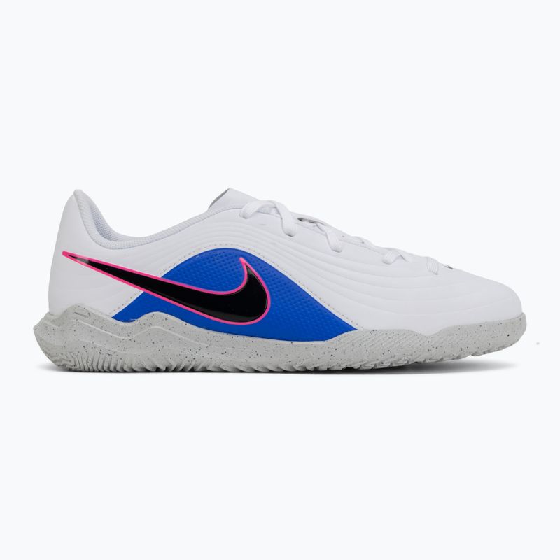 Buty piłkarskie dziecięce Nike Tiempo Maestro Club Jr IC white/racer blue/pink blast/black 2