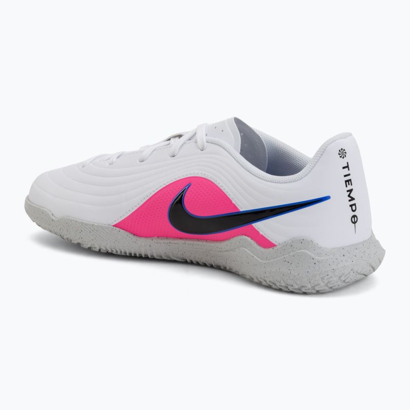 Buty piłkarskie dziecięce Nike Tiempo Maestro Club Jr IC white/racer blue/pink blast/black 3
