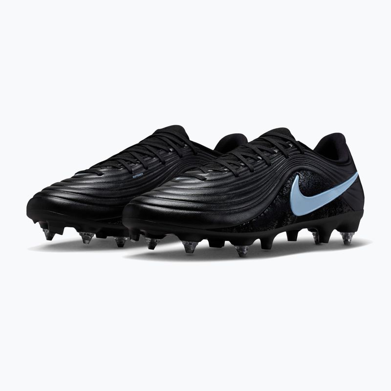 Buty piłkarskie męskie Nike Tiempo Maestro Acad SG-Pro AC black/ice blue 10