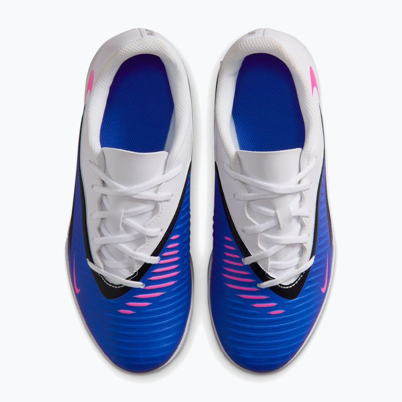 Buty piłkarskie dziecięce Nike Jr. Phantom 6 Low Club IN racer blue/white/pink blast 13