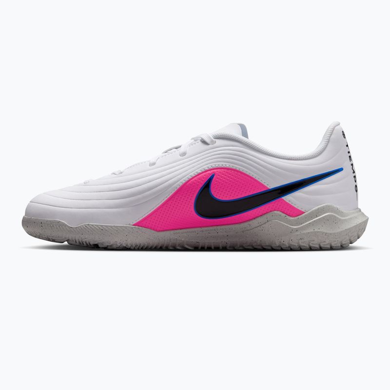 Buty piłkarskie dziecięce Nike Tiempo Maestro Club Jr IC white/racer blue/pink blast/black 2