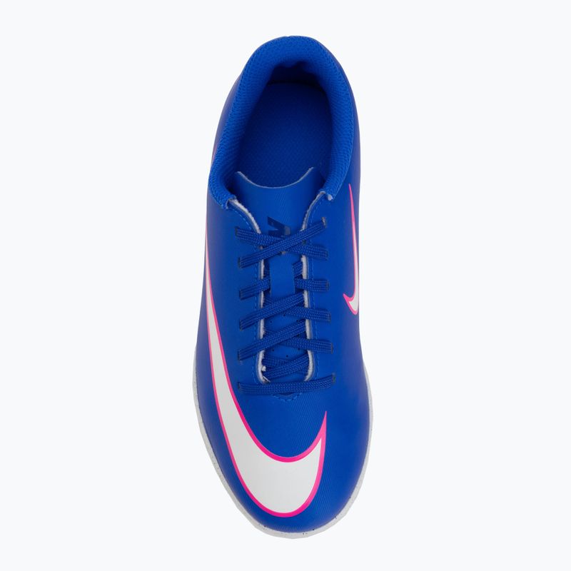 Buty piłkarskie dziecięce Nike Mercurial Vapor 16 Club IC racer blue/white 5
