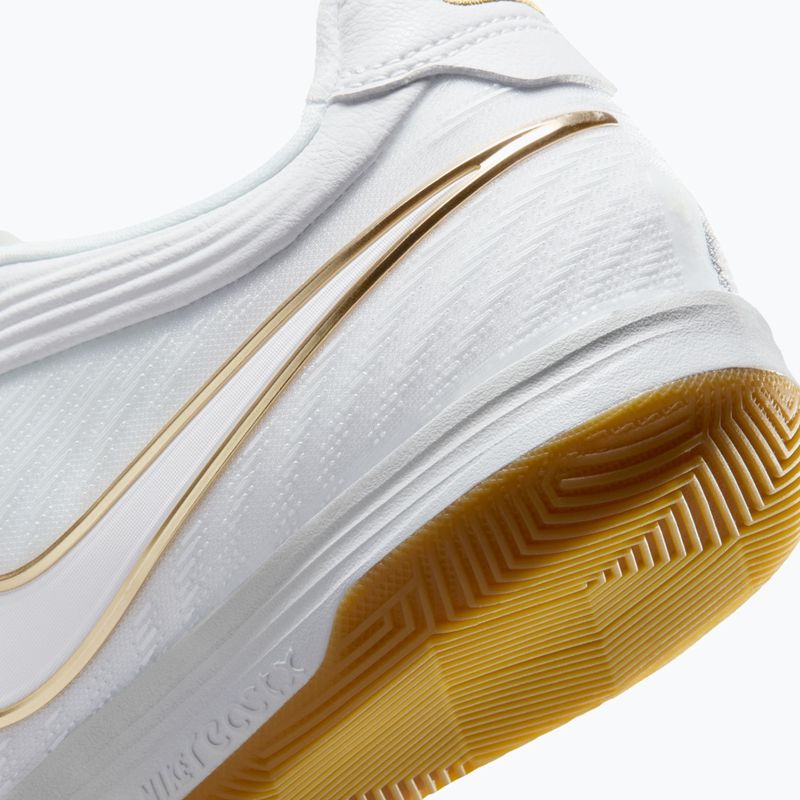 Buty piłkarskie męskie Nike Tiempo Reactgato IC white/metallic gold 9