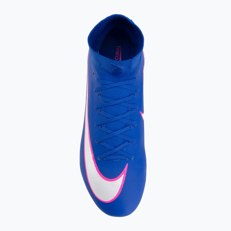 Buty piłkarskie męskie Nike Mercurial Superfly 10 Pro FG race blue/white 5