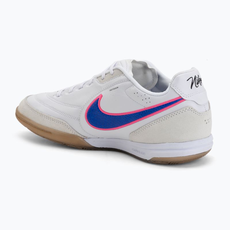 Buty piłkarskie męskie Nike Streetgato white/pink blast/racer blue 3