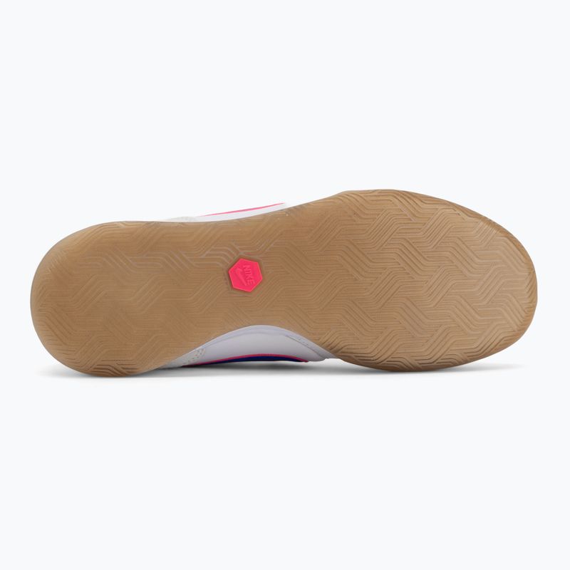 Buty piłkarskie męskie Nike Streetgato white/pink blast/racer blue 4