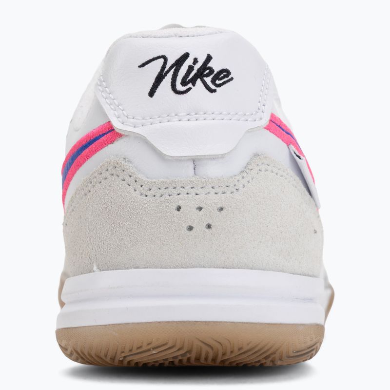 Buty piłkarskie dziecięce Nike Tiempo Streetgato Jr white/pink blast/racer blue 6