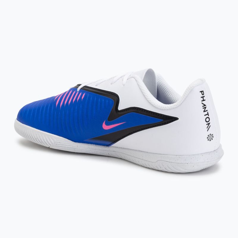 Buty piłkarskie dziecięce Nike Jr. Phantom 6 Low Club IN racer blue/white/pink blast 3