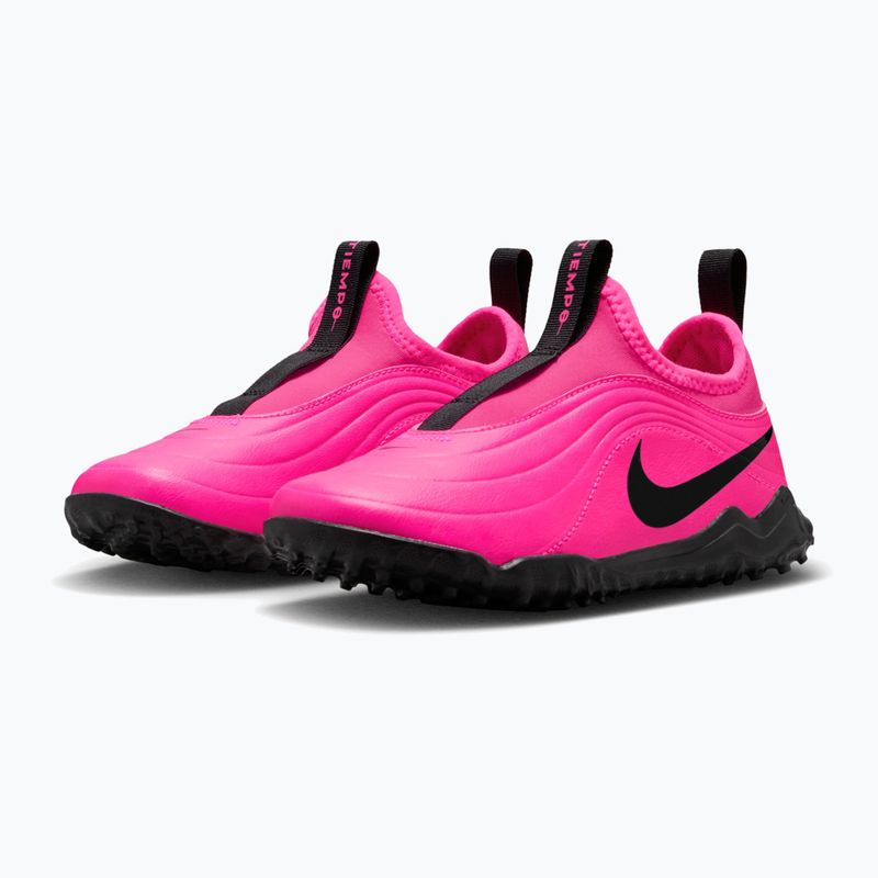 Buty piłkarskie dziecięce Nike Tiempo Maestro Flex Jr TF PS pink blast/black 3