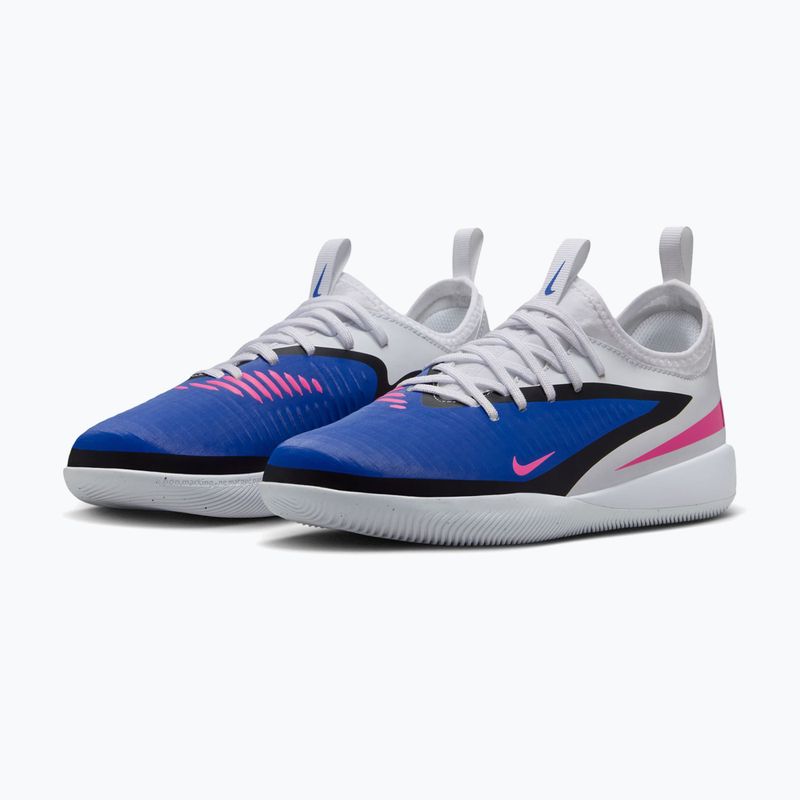 Buty piłkarskie dziecięce Nike Jr. Phantom 6 Low Academy IN racer blue/white/pink blast 3
