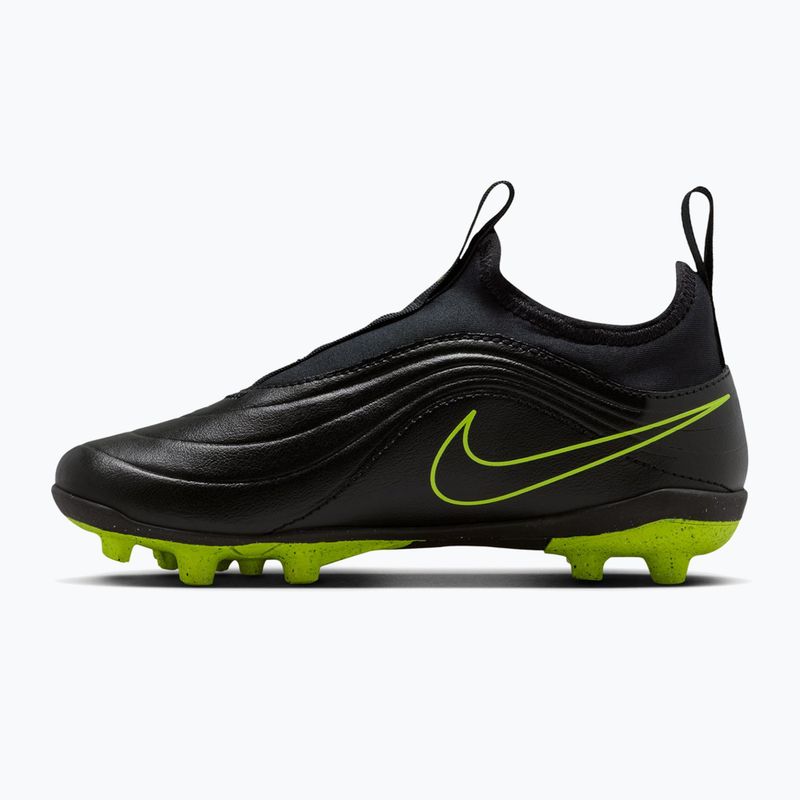 Buty piłkarskie dziecięce Nike Tiempo Maestro Flex Jr FG/MG PS black/volt/black 2