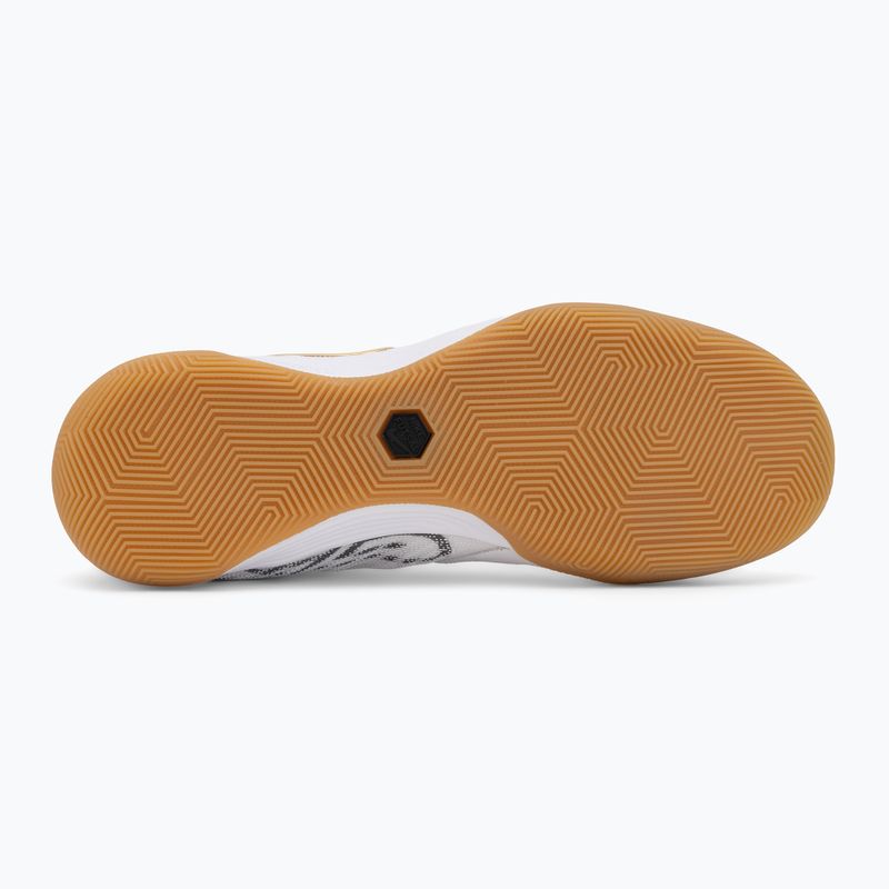 Buty piłkarskie męskie Nike Tiempo Reactgato IC white/metallic gold 4