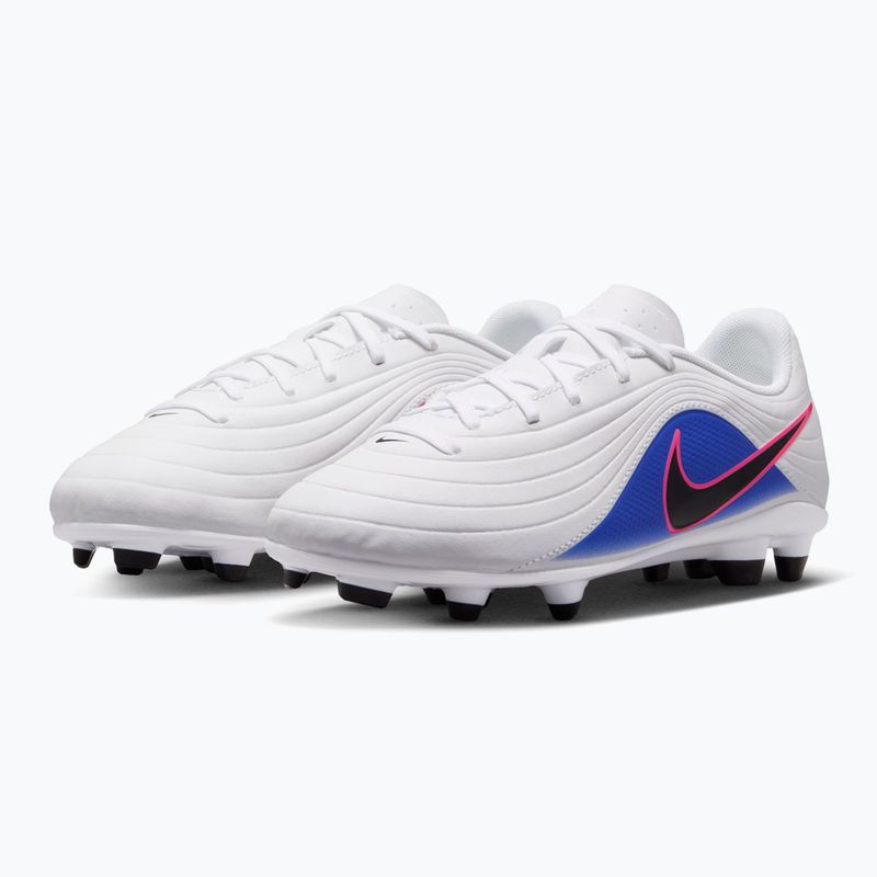 Buty piłkarskie dziecięce Nike Tiempo Maestro Club Jr FG/MG white/racer blue/pink blast/black 10
