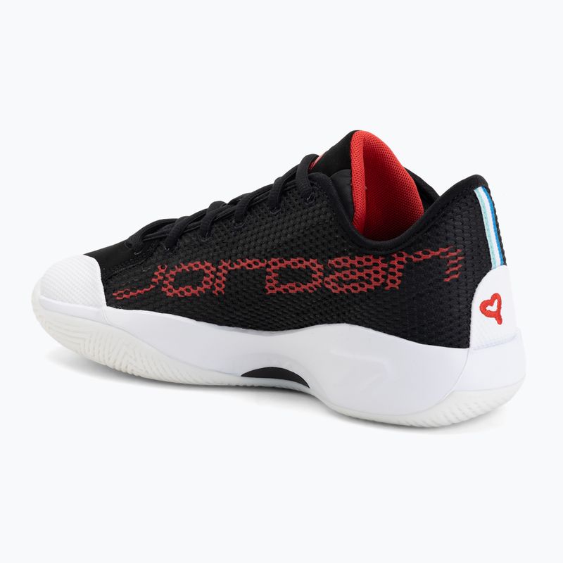 Buty do koszykówki męskie  Jordan Luka 77 black/white/university red 3