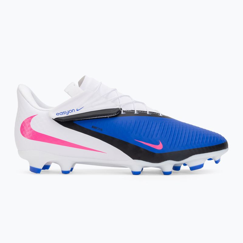 Buty piłkarskie męskie Nike Phantom 6 Low Academy EasyOn FG/MG racer blue/white/pink blast 2