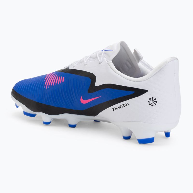 Buty piłkarskie męskie Nike Phantom 6 Low Academy EasyOn FG/MG racer blue/white/pink blast 3