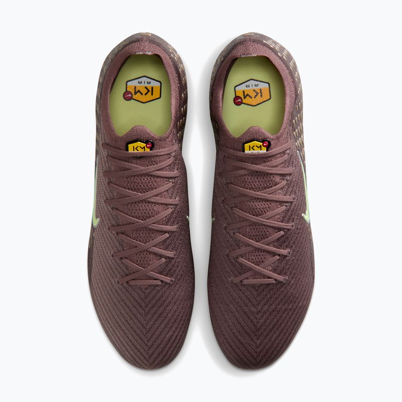 Buty piłkarskie męskie Nike Mercurial Vapor 16 Elite Kylian Mbappe FG plum eclipse/metallic silver 5