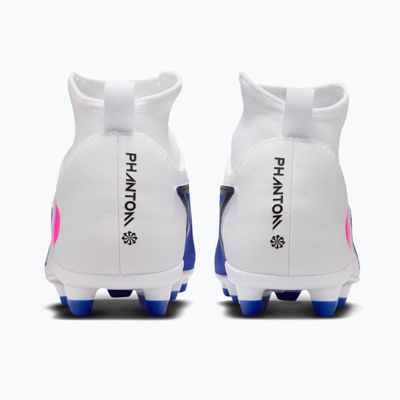 Buty piłkarskie dziecięce Nike Phantom 6 High Club FG/MG racer blue/white/pink blast 11