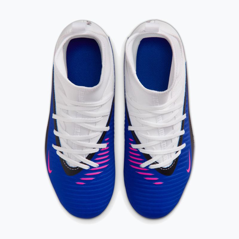 Buty piłkarskie dziecięce Nike Phantom 6 High Club FG/MG racer blue/white/pink blast 13