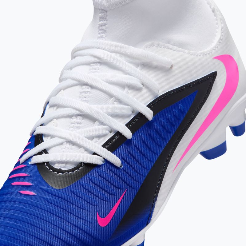 Buty piłkarskie dziecięce Nike Phantom 6 High Club FG/MG racer blue/white/pink blast 14