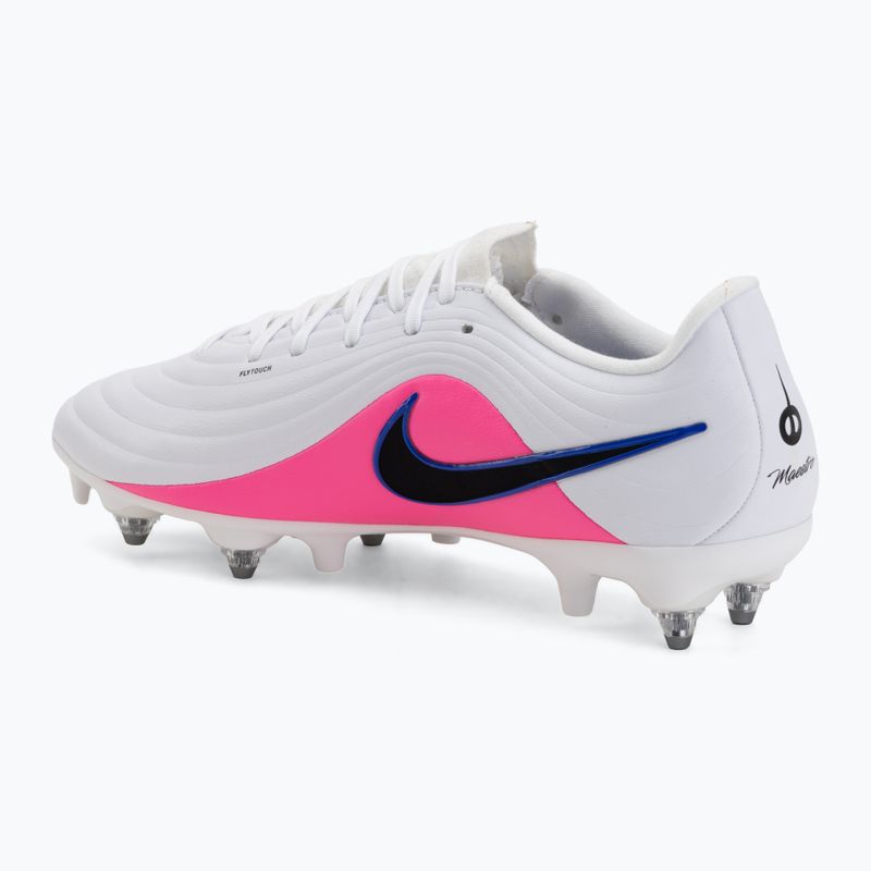 Buty piłkarskie męskie Nike Tiempo Maestro Acad SG-Pro AC white/racer blue/pink blast/black 3