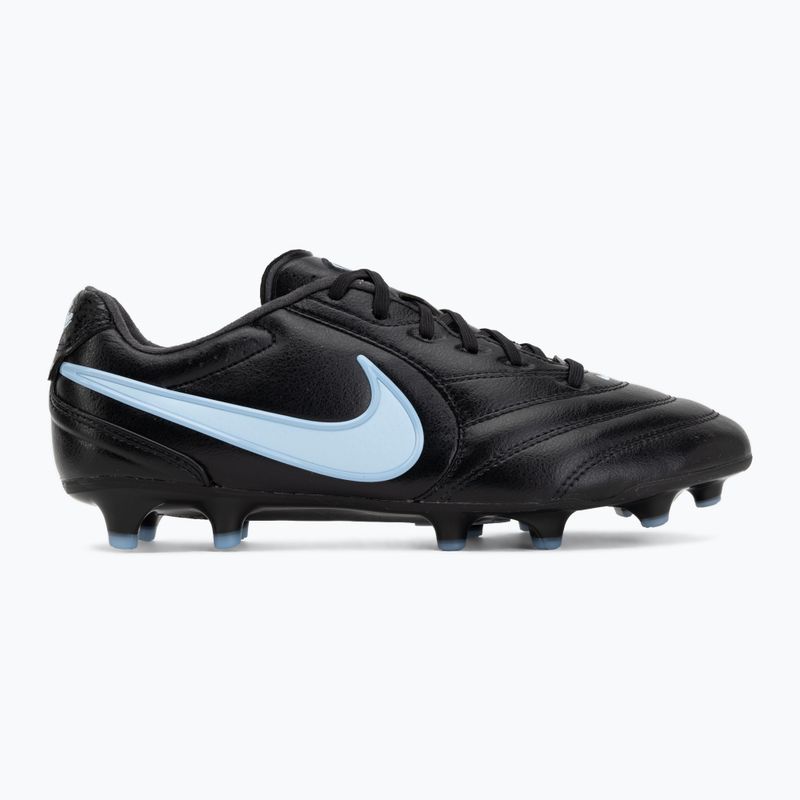 Buty piłkarskie męskie Nike Tiempo Ligera Pro FG black/ice blue/obsidian 2