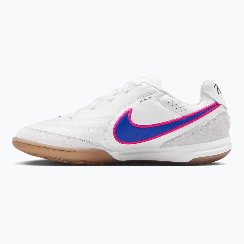 Buty piłkarskie dziecięce Nike Tiempo Streetgato Jr white/pink blast/racer blue 2