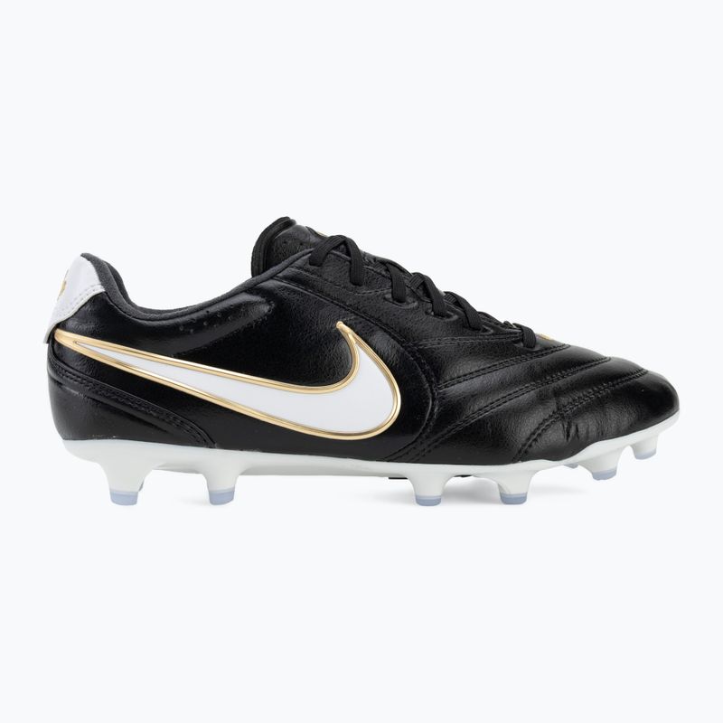 Buty piłkarskie męskie Nike Tiempo Ligera Pro FG black/white 2