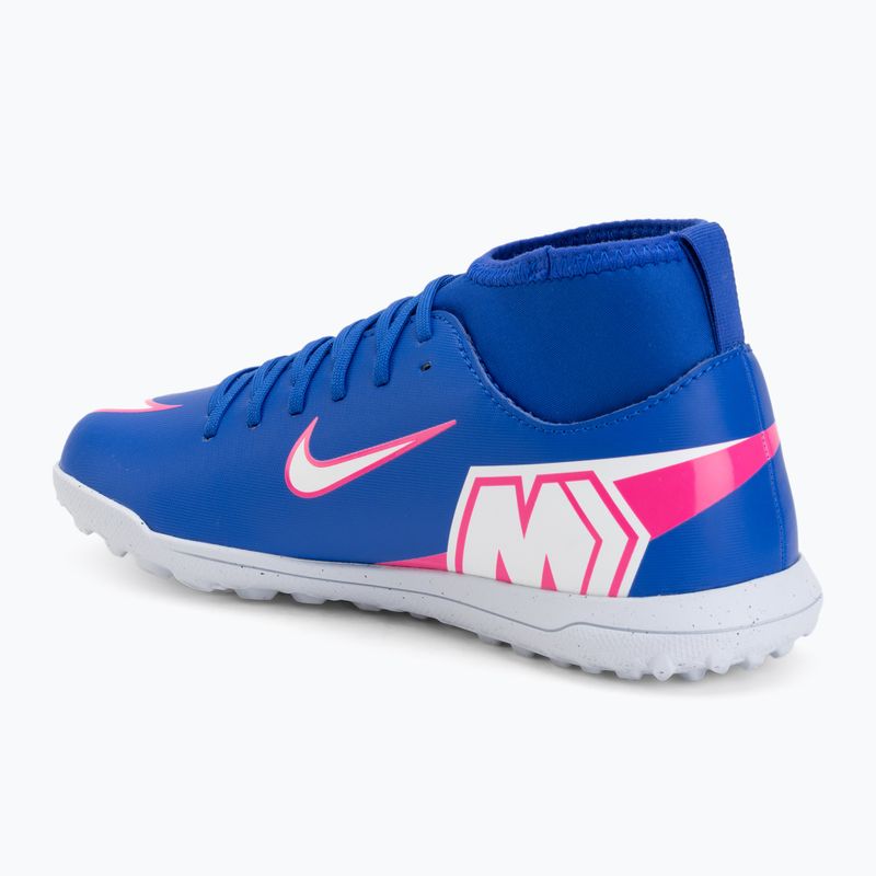 Buty piłkarskie dziecięce Nike Mercurial Superfly 10 Club TF racer blue/white 3